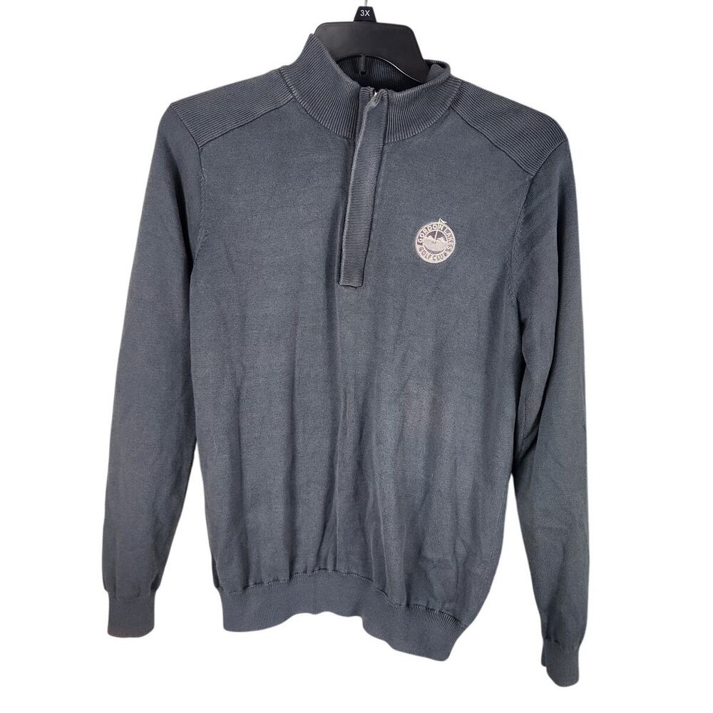 Ashworth Golf  quarter zip Pullover men's medium